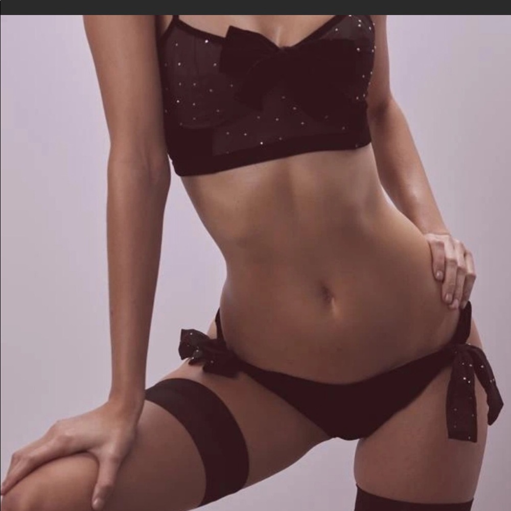 NWOT FSOT For Love & Lemons Dice Skivvies Set